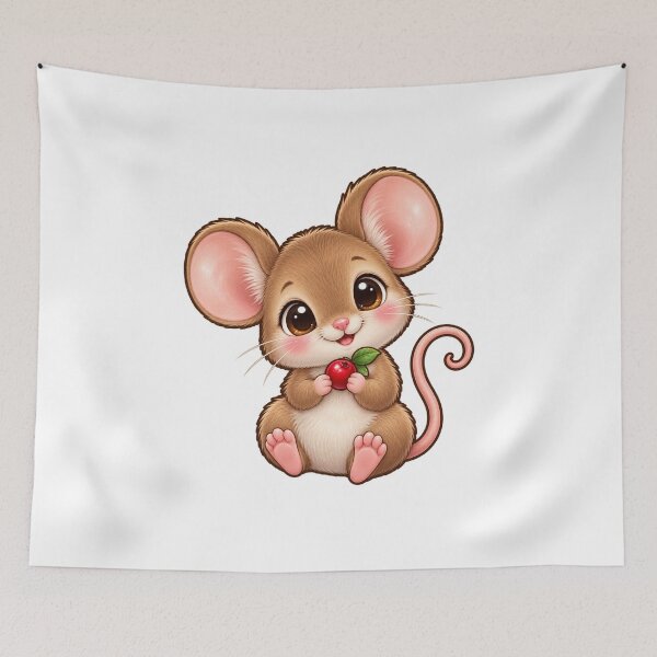 Item preview, Kawaii Woodland Field Mouse designed and sold by Krys-Designs.