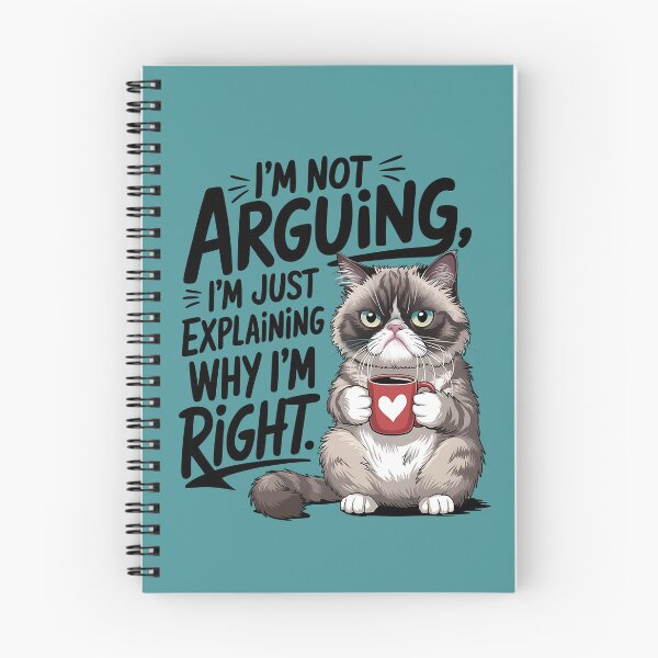 Item preview, I'm Not Arguing I'm Just Explaining Why I'm Right Cat designed and sold by sazuii.