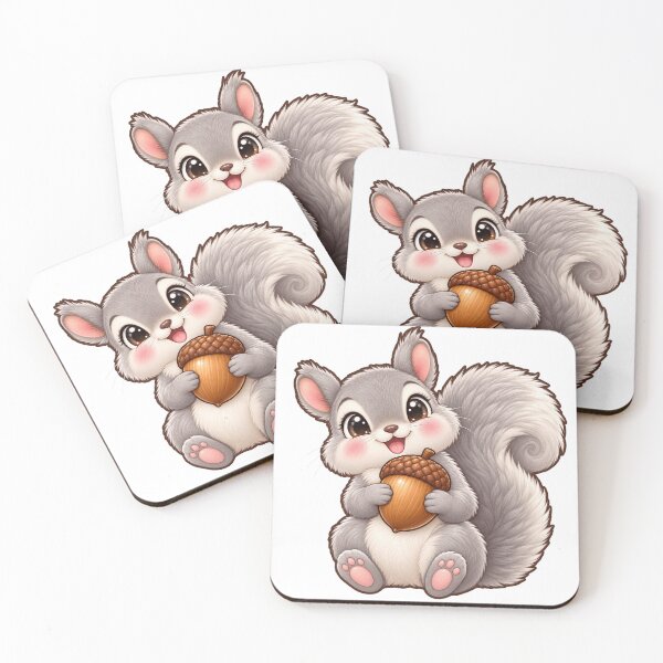 Item preview, Kawaii Woodland Gray Squirrel designed and sold by Krys-Designs.