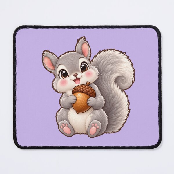 Item preview, Kawaii Woodland Gray Squirrel designed and sold by Krys-Designs.