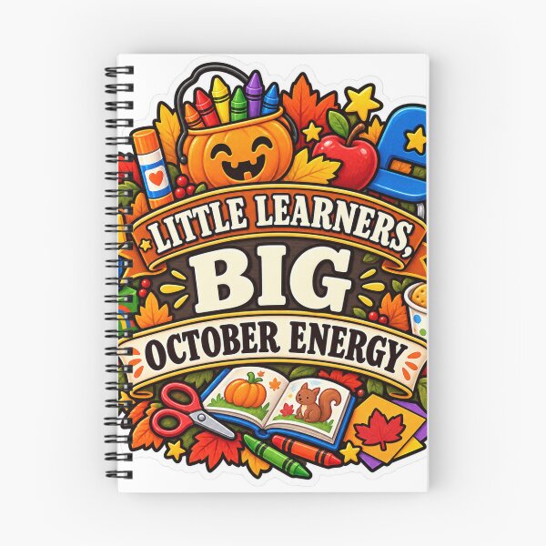 Item preview, Little Learners Big October Energy Teacher designed and sold by supertae.