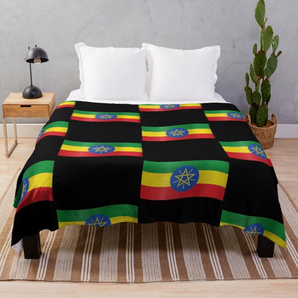 Item preview, Ethiopian Waving Flag Ethiopian Pride Design designed and sold by yazdogs.