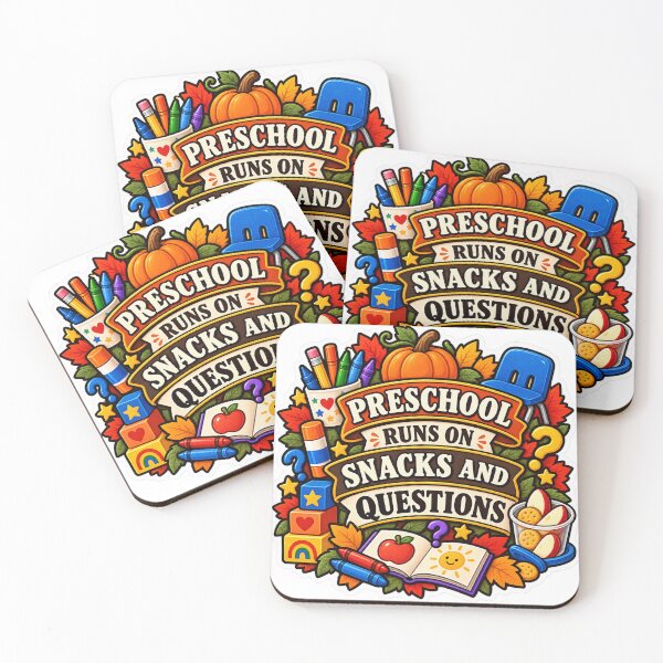 Item preview, Preschool Runs on Snacks and Questions designed and sold by supertae.
