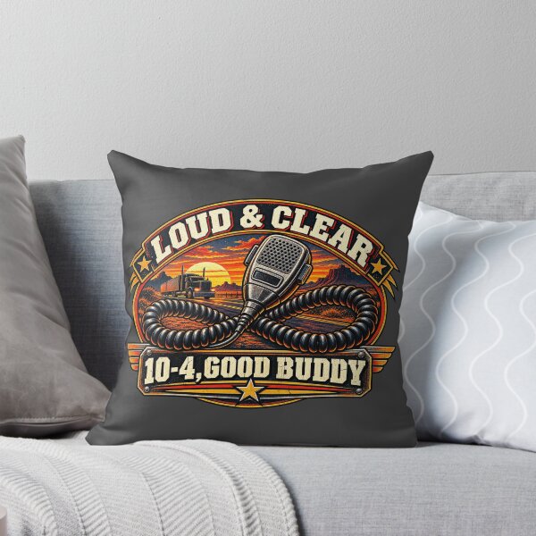 Item preview, Fuerte y claro 10-4 Buen amigo - Arte de camioneros con radio CB vintage designed and sold by NomadForge.