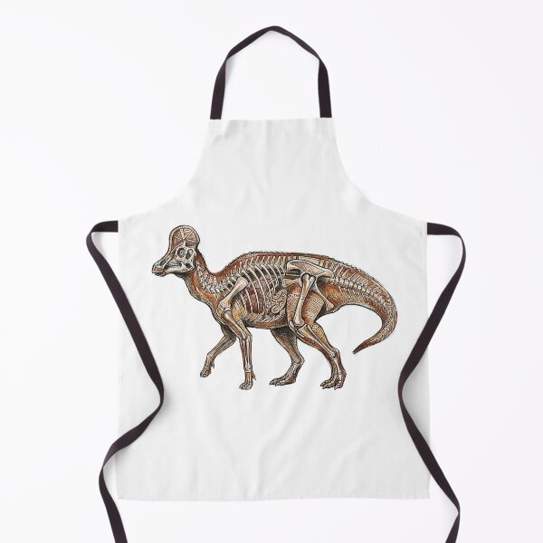 Item preview, Corythosaurus Anatomy - Cretaceous Hadrosaur Dinosaur Skeletal Art Print designed and sold by FreiherrPK.