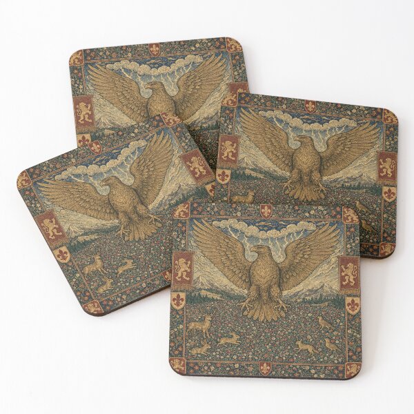 Item preview, Thunderbird cryptid - Medieval tapestry style designed and sold by Vintage Designs +.