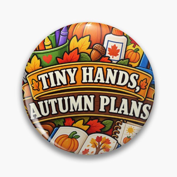 Item preview, Tiny Hands Autumn Plans Preschool Teacher designed and sold by supertae.