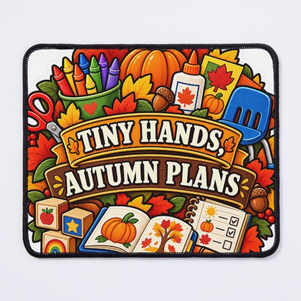 Item preview, Tiny Hands Autumn Plans Preschool Teacher designed and sold by supertae.
