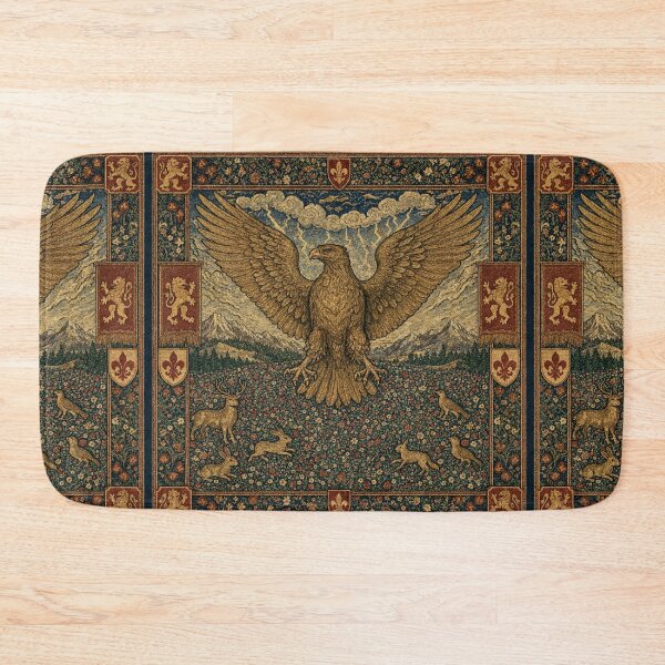 Item preview, Thunderbird cryptid - Medieval tapestry style designed and sold by Vintage Designs +.