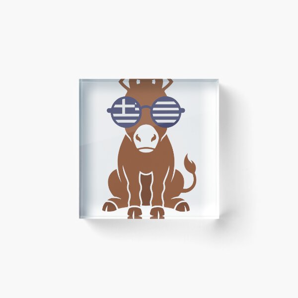 Item preview, Funny Greek Donkey Flag Sunglasses Souvenir designed and sold by MavtM.