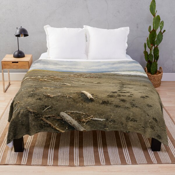 Item preview, Stormy Ocean Beach Digital Watercolor designed and sold by SlavaArt.