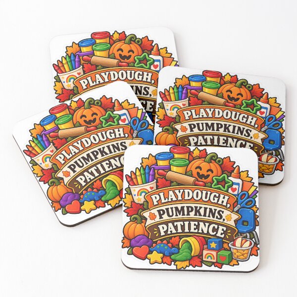 Item preview, Playdough Pumpkins Patience Preschool Fall designed and sold by supertae.