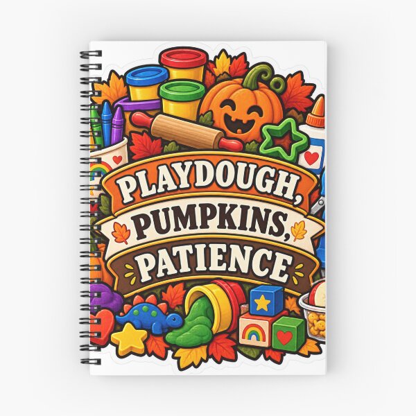 Item preview, Playdough Pumpkins Patience Preschool Fall designed and sold by supertae.