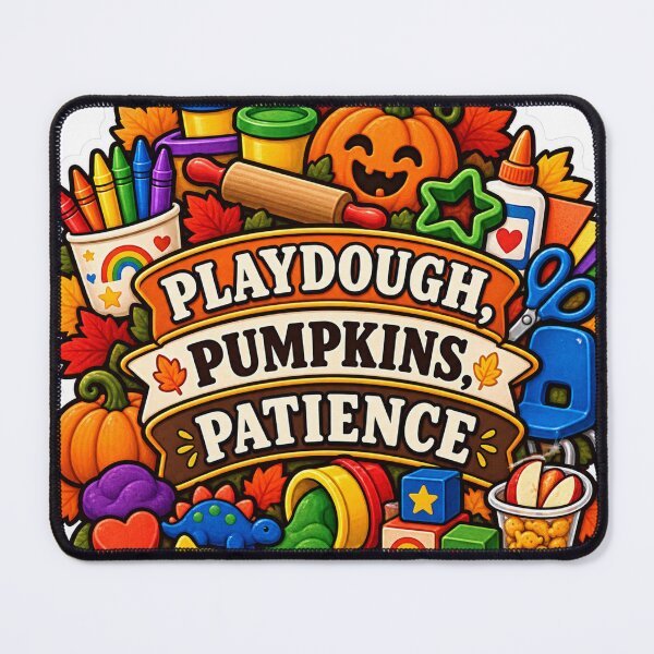 Item preview, Playdough Pumpkins Patience Preschool Fall designed and sold by supertae.