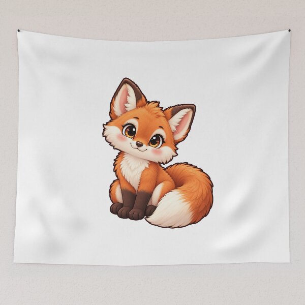 Item preview, Kawaii Woodland Red Fox Kit designed and sold by Krys-Designs.