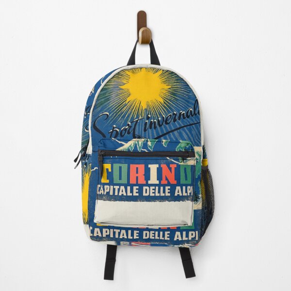 Item preview, Torino Capital of the Alps - Vintage Ski Poster designed and sold by Torinostalgia.