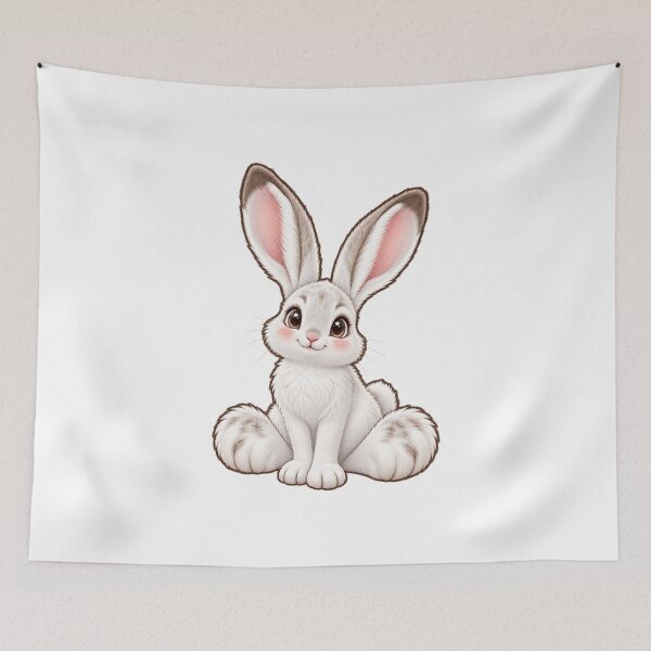 Item preview, Kawaii Woodland Snowshoe Hare designed and sold by Krys-Designs.