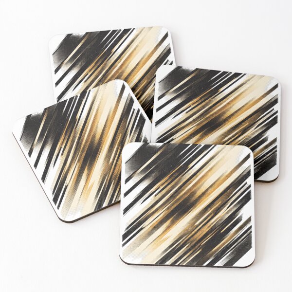 Item preview, Golden Speed Lines – Abstract Halftone Motion Design designed and sold by @SHINTOSARTSTORE.