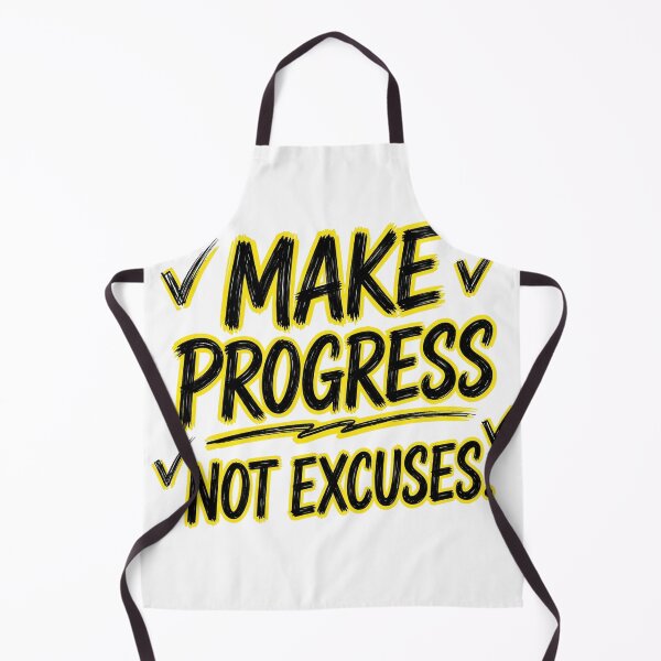 Item preview, Make Progress Not Excuses designed and sold by Geordesign.