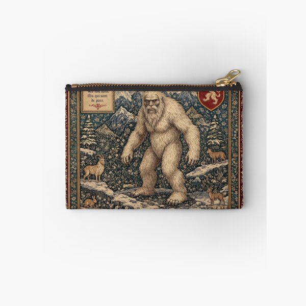 Item preview, Yeti cryptid - Medieval tapestry style designed and sold by Vintage Designs +.