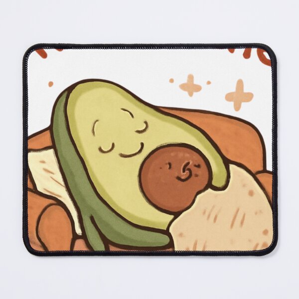 Item preview, Avocuddle - Cute Sleepy Avocado on Sofa designed and sold by Moonwood Atelier .