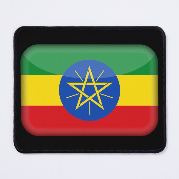 Item preview, Ethiopian Waving Flag Ethiopian Pride Design designed and sold by yazdogs.