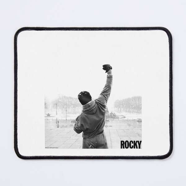 Item preview, Rocky Fist Raise Grayscale Poster Design designed and sold by FernMary.