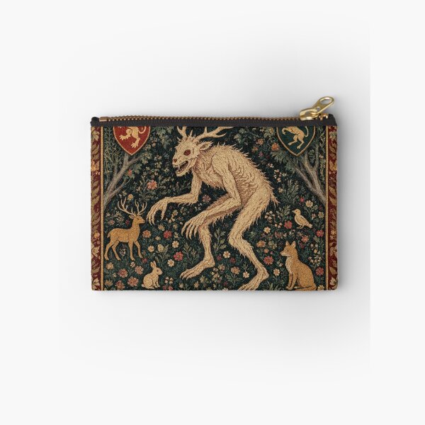 Item preview, Wendigo cryptid - Medieval tapestry style designed and sold by Vintage Designs +.
