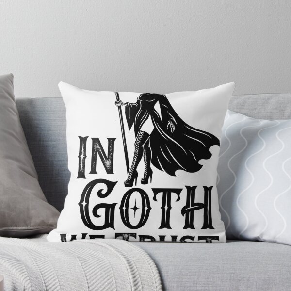 Item preview, In Goth We Trust Grim Reaper Woman designed and sold by OH-MY-GOTH.