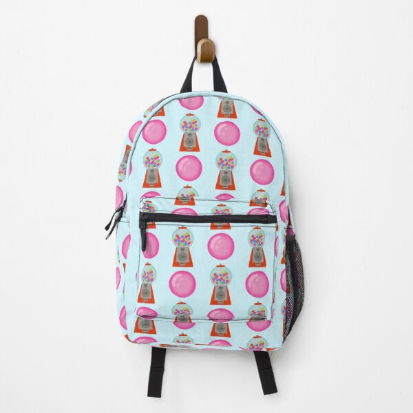 Item preview, Gumball Machine Repeat Pattern on Blue designed and sold by ClarissaDoodles.