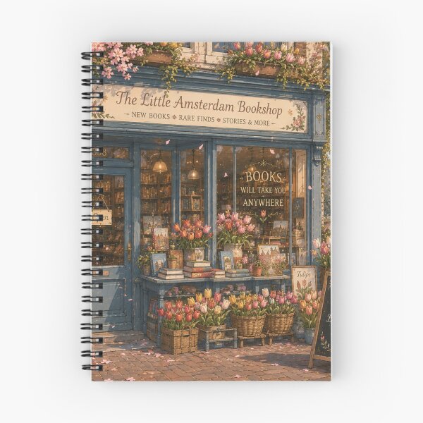 Item preview, Librería de primavera de Ámsterdam designed and sold by BiinJiin.