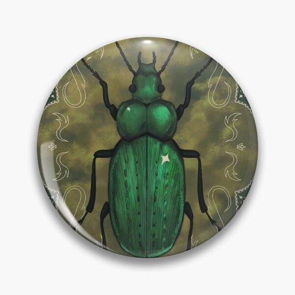Item preview, Necklace Ground Beetle Illustration designed and sold by chrsed.