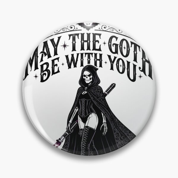 Item preview, May The Goth Be With You Grim Reaper designed and sold by OH-MY-GOTH.