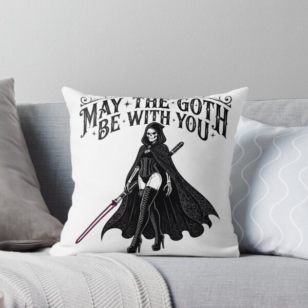 Item preview, May The Goth Be With You Grim Reaper designed and sold by OH-MY-GOTH.