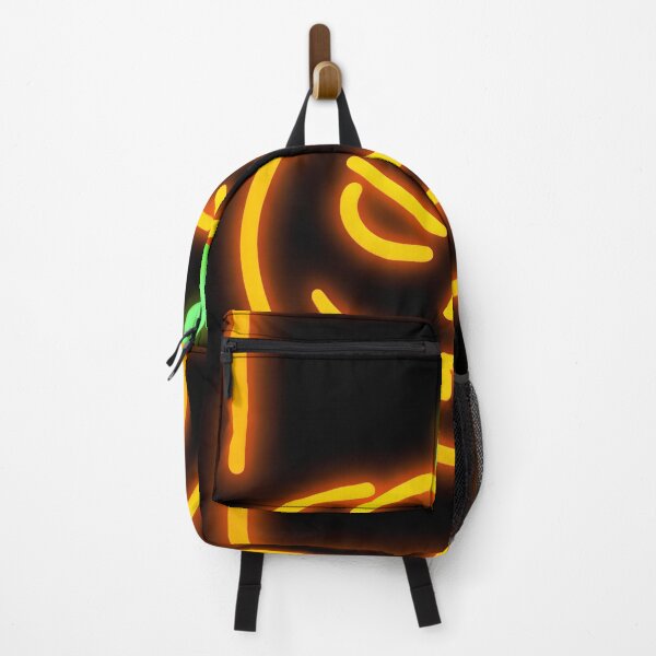 Item preview, Menacing Neon Halloween Pumpkin – Glowing Jack-O'-Lantern designed and sold by FestivityFinds.