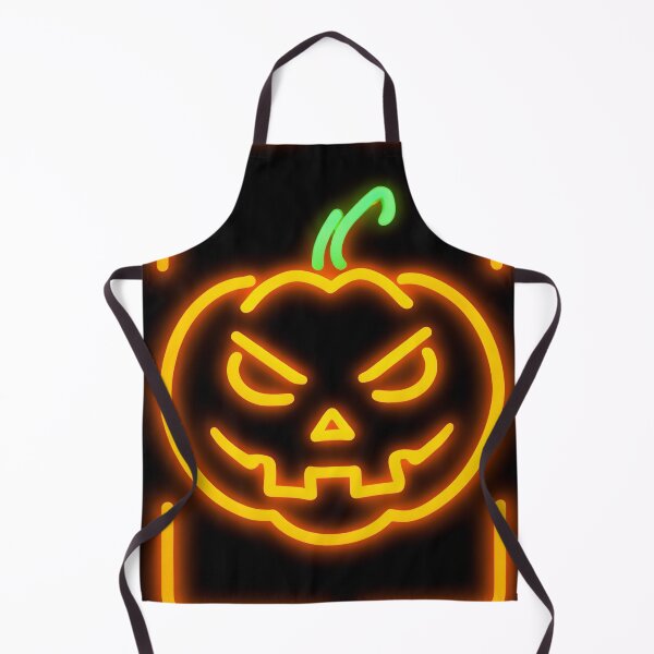 Item preview, Menacing Neon Halloween Pumpkin – Glowing Jack-O'-Lantern designed and sold by FestivityFinds.