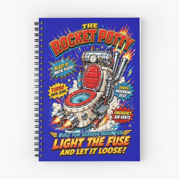 Item preview, The Rocket Potty Light the Fuse and Let It Loose designed and sold by Willyboy16.