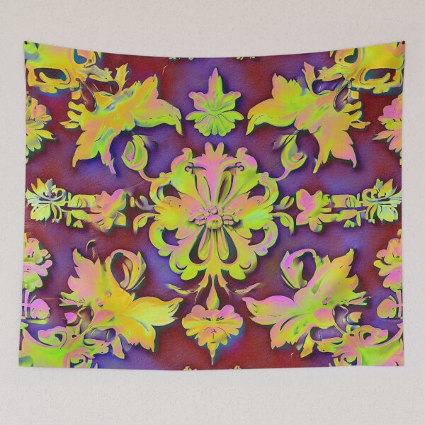 Item preview, Shimmering floral ornamentation designed and sold by Sigtrix.