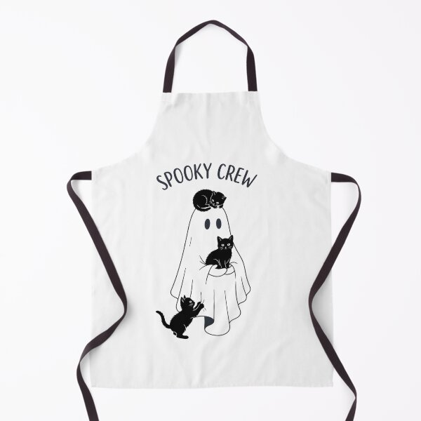 Item preview, Spooky Crew Ghost with Black Cats Sweet Halloween designed and sold by OH-MY-GOTH.