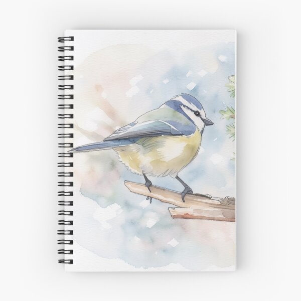 Item preview, Blue Cap on a Winter Branch designed and sold by RdeB.