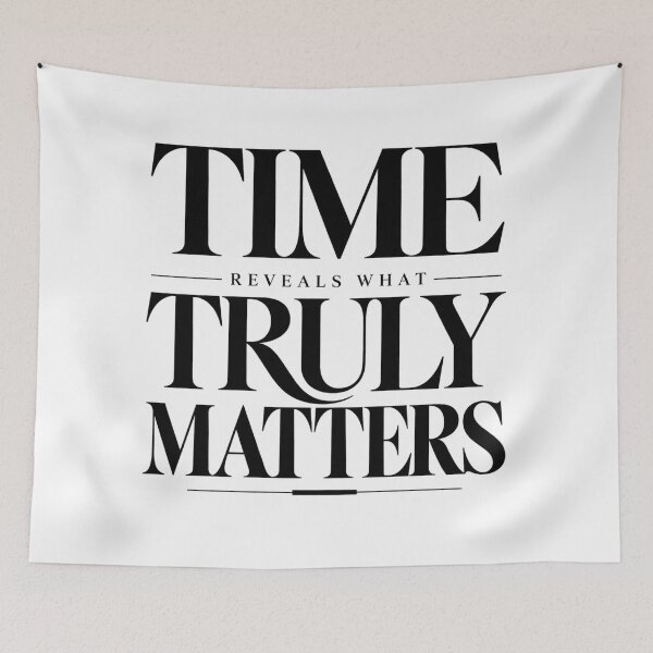 Item preview, Time Reveals What Truly Matters designed and sold by bolaAura.