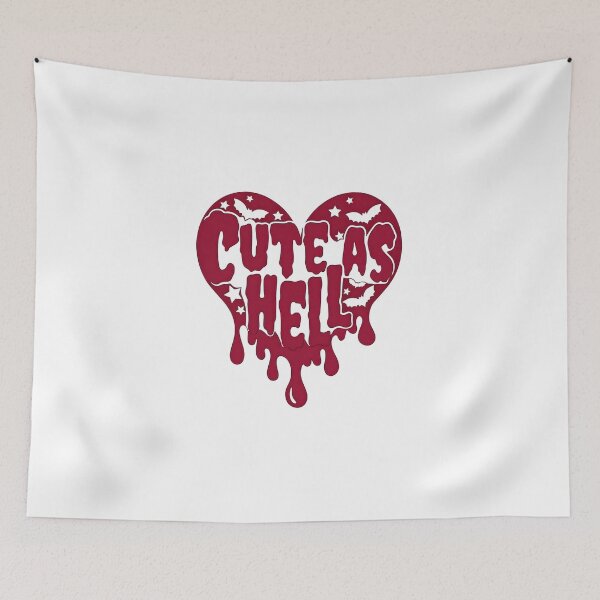 Item preview, Cute As Hell Gothic Heart Blood designed and sold by OH-MY-GOTH.
