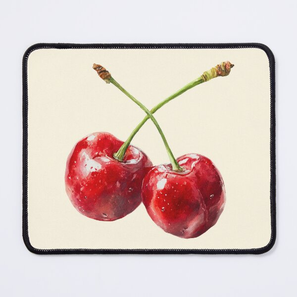 Item preview, Watercolor Red Cherries Fruit Aesthetic designed and sold by jianina-alondra.