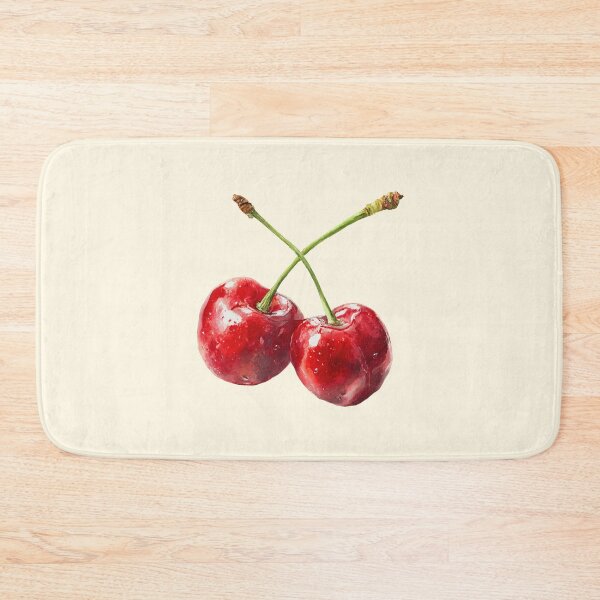 Item preview, Watercolor Red Cherries Fruit Aesthetic designed and sold by jianina-alondra.