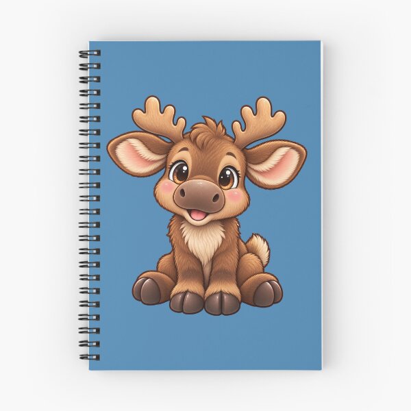 Item preview, Kawaii Woodland Young Moose designed and sold by Krys-Designs.