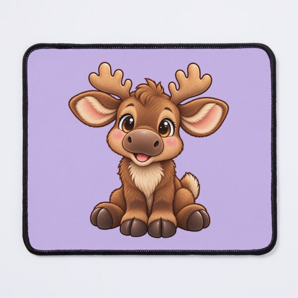 Item preview, Kawaii Woodland Young Moose designed and sold by Krys-Designs.