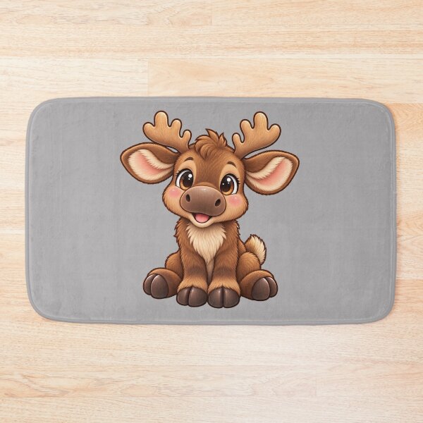 Item preview, Kawaii Woodland Young Moose designed and sold by Krys-Designs.