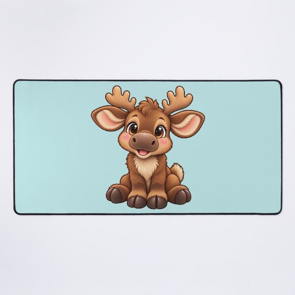 Item preview, Kawaii Woodland Young Moose designed and sold by Krys-Designs.