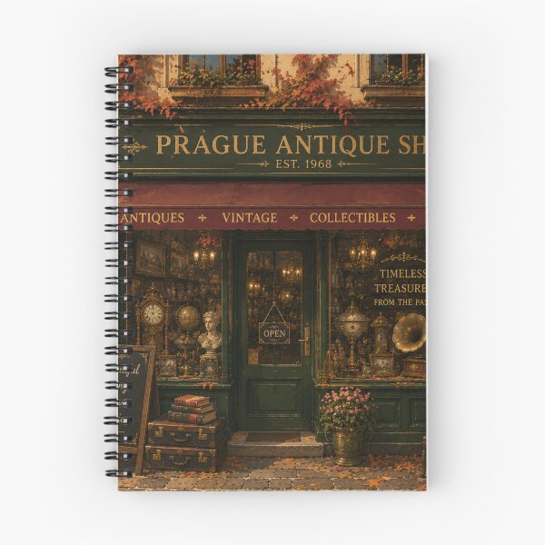Item preview, Prague Fall Antique Shop designed and sold by BiinJiin.