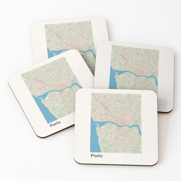 Item preview, Porto Minimalistic Map Art designed and sold by MapsNerd.